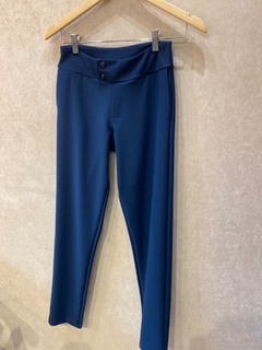 Calça Viscolycra Reta Marinho - comprar online