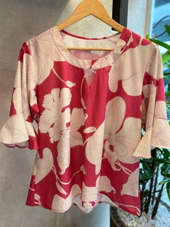 Blusa Estampada Mg 3/4 - comprar online