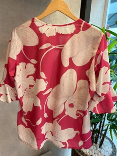 Blusa Estampada Mg 3/4 - Fino Look
