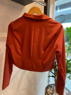 Blazer Curto Terracota - Fino Look