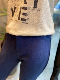 Calça Suede Skinny - comprar online