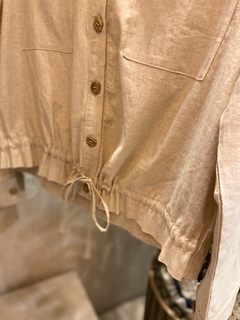 Blusa Viscolinho Bege - comprar online