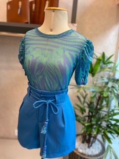Short Alfaiataria Cordão Azul - comprar online