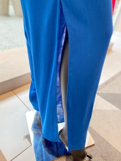 Calça Pantalona Azul Royal - Fino Look