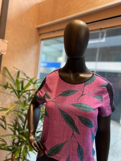 Blusa Estampada Lilás - comprar online