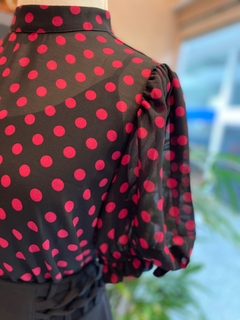 Blusa Poá Gola Alta - loja online
