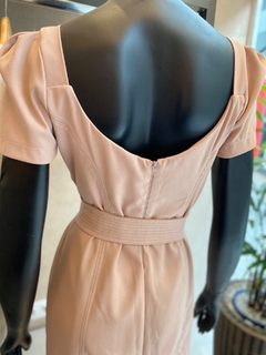 Vestido Crepe Curto Rosé - loja online