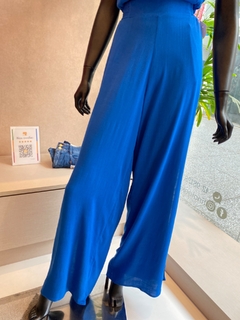 Calça Pantalona Azul Royal