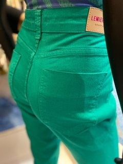 Calça Jeans Skinny Verde - Fino Look
