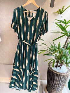 Vestido Midi Estampado na internet
