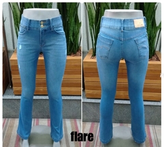 Calça Flare Jeans Claro - loja online
