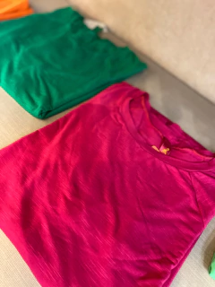 Blusa Malha Flamê Decote Redondo - comprar online