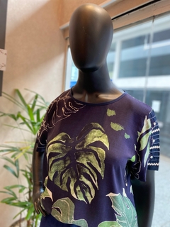 Blusa Estampada Sianinha Manga - comprar online
