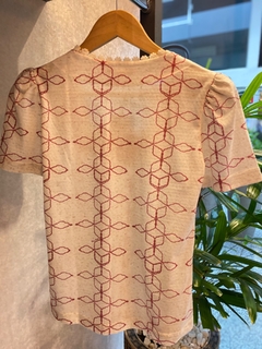 T-shirt Malha Linho Bordado - loja online