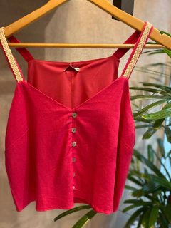 Cropped Alça Viscolinho - loja online