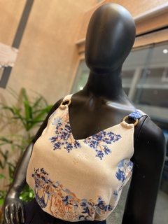 Blusa Estampada Argola Alça - comprar online