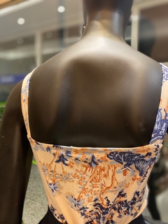 Blusa Estampada Argola Alça - loja online
