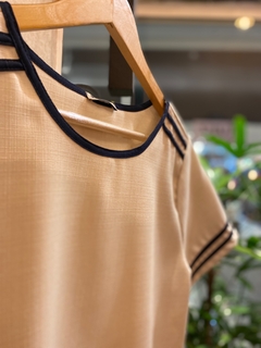 Blusa Linho Bege na internet