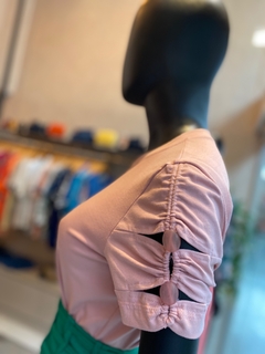 Blusa Malha Botões Manga - comprar online