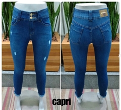 Calça Capri Jeans Claro - loja online