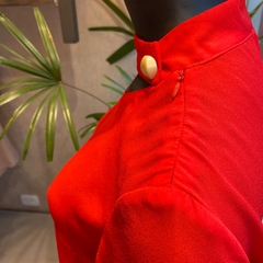 Blusa Crepe Vermelha na internet