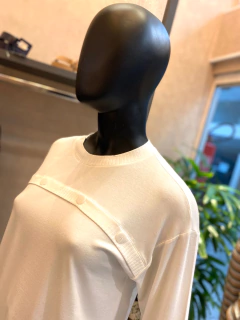 Blusa Mg Longa Botões - comprar online