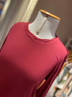 Blusa Mg Longa Malha Tricô - loja online