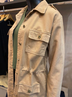Jaqueta Parka Sarja Bege - comprar online