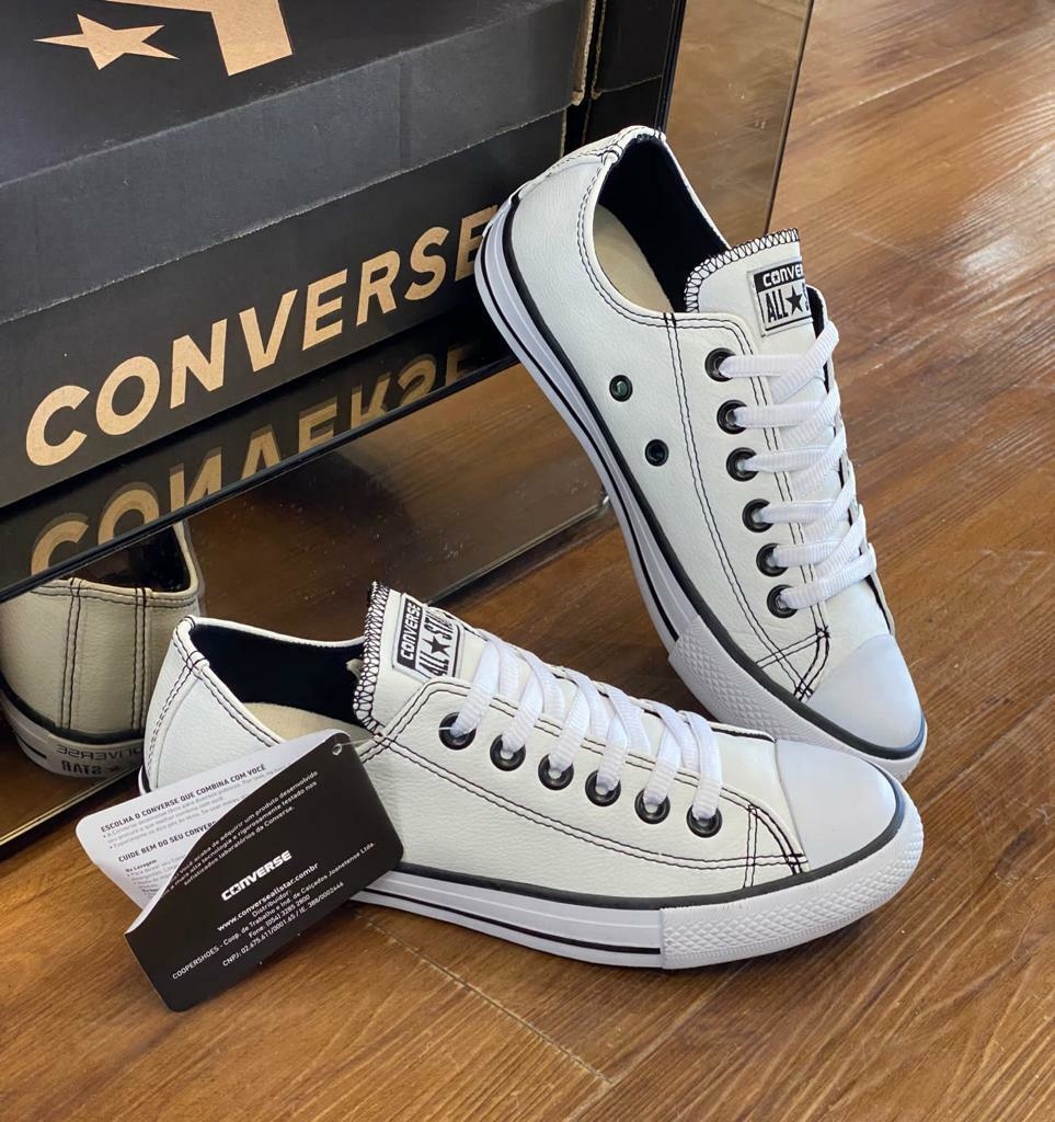 Tênis Botinha Converse All Star Couro - Compre Online