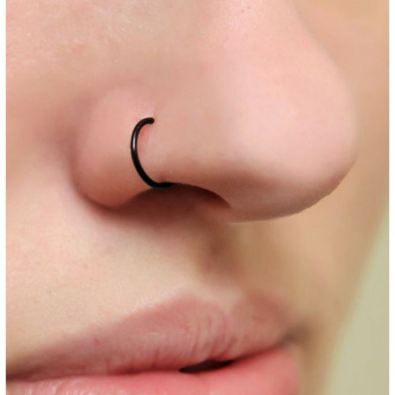 Piercing de Nariz Argolinha Silicone