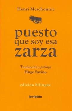 PUESTO QUE SOY ESA ZARZA