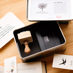 Carimbo Ex-Libris Personalizado | Urso - L38 - Estúdio Tatu