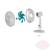 Ventilador de Mesa e Parede Ultra V-30B-6P - 30cm 3 Velocidades v220 - comprar online
