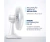 VENTILADOR DE MESA MONDIAL VSP40W 40W BRANCO 220V - YASMIM ELETRO CELL