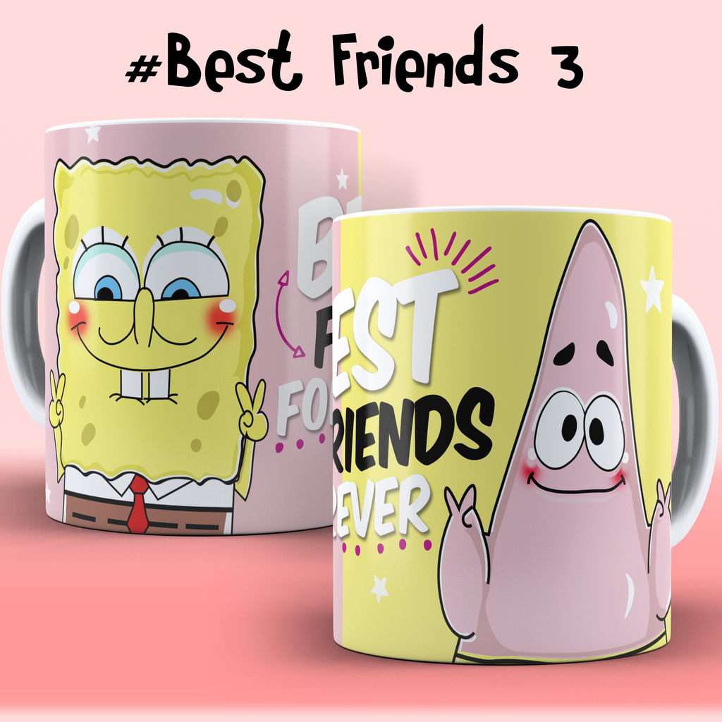 Caneca de Porcelana - Mais que amigos, Friends