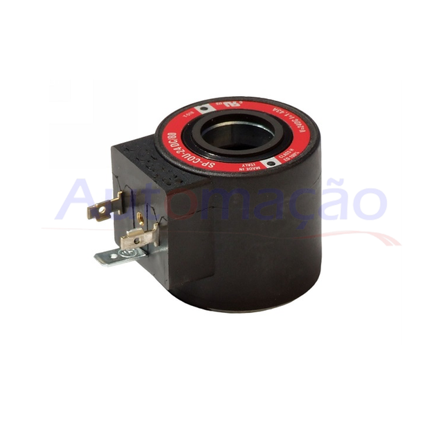 Bobine D'Électrovanne SP-COU-12DC/80 Ou 24DC/80 - Diamètre Intérieur 18 Mm, Hauteur 39 Mm - 10