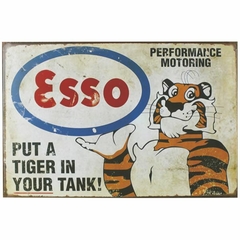 Chapa Vintage Esso