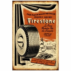 Chapa Vintage FIRESTONE