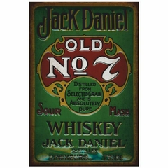 Chapa Vintage Jack Daniels N7