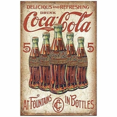 Chapa Vintage Coca Cola 10