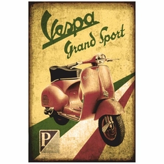 Chapa Vintage Vespa Grand Sport