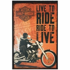 Chapa Vintage Harley Davidson