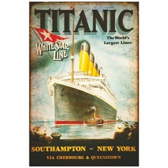 Chapa Vintage Titanic