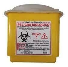Descartador Vidrio. 4l Amarillo Clean Balphin