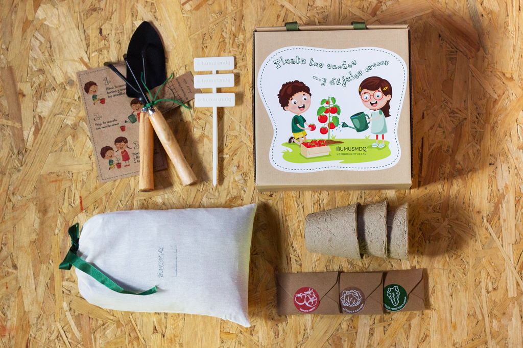 Kit mi Primer Huerta Infantil - Comprar en Humusmdq