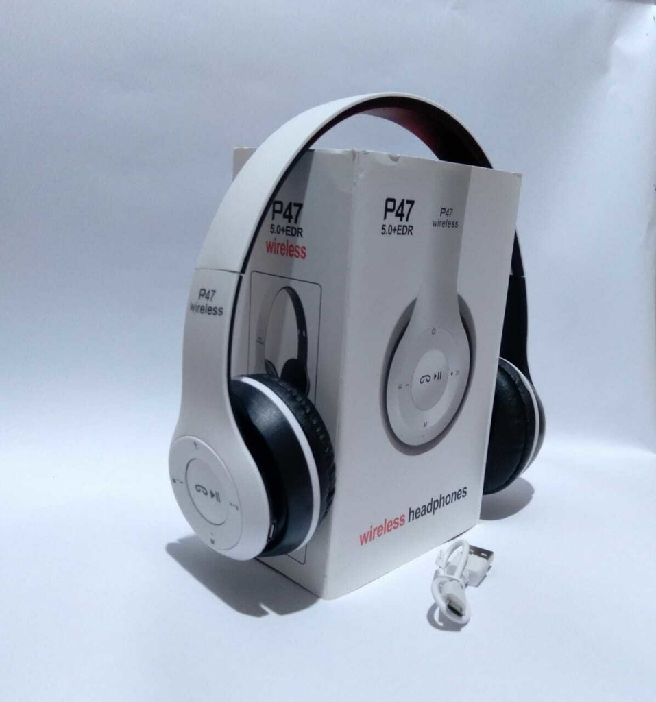 P47 Fone De Ouvido Bluetooth Sem Fio Jogo Música Estéreo Para