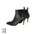 Bota Stiletto Croco Negra - comprar online