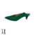 Flats Stiletto Verde