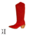 Bota Rojo Ferrari Gamuza