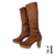 Bota Lycra Gamuza Chocolate